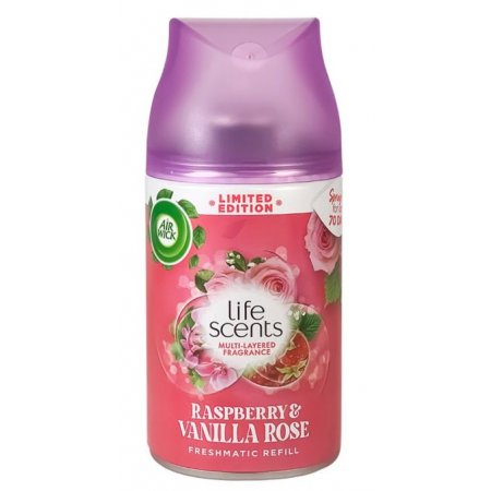 Air Wick Raspberry&Vanilla Rose náplň do osviežovača vzduchu 250ml