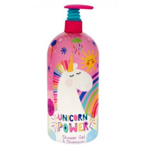 Unicorn detský sprchový gél a šampón na vlasy 1L
