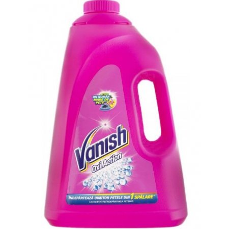 Vanish Oxi Action Pink tekutý odstraňovač škvŕn 3l