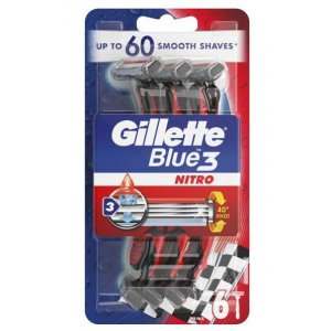 Gillette Blue 3 (Blue3) Nitro strojček na holenie 6ks