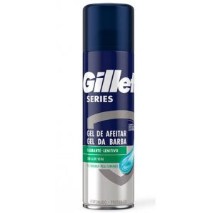 Gillette Series pánsky gél na holenie 200ml Sensitive Aloe Vera