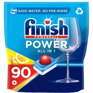 Finish Powerball Power All in 1 Lemon tablety do umývačky riadu 90ks