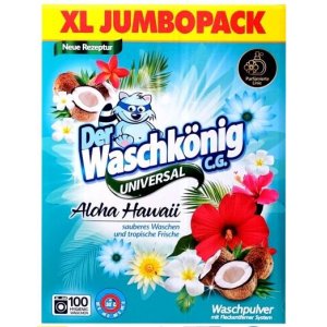 Der Waschkönig (Der Waschkonig) Aloha Hawai Univerzal prací prášok 6,5kg na 100 praní