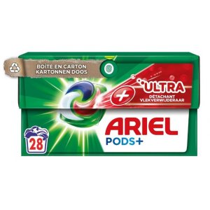 Ariel Ultra+Extra Stainremover gélové tablety na pranie 28ks