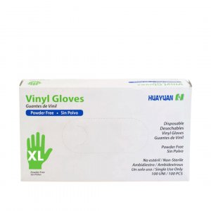 HUAYUAN vinylové rukavice 100ks veľkosť XL