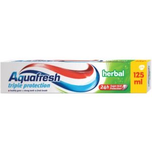 Aquafresh zubná pasta 125ml Herbal