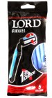 LORD SWIVEL 2-britvový pánsky holiaci strojček 5ks 