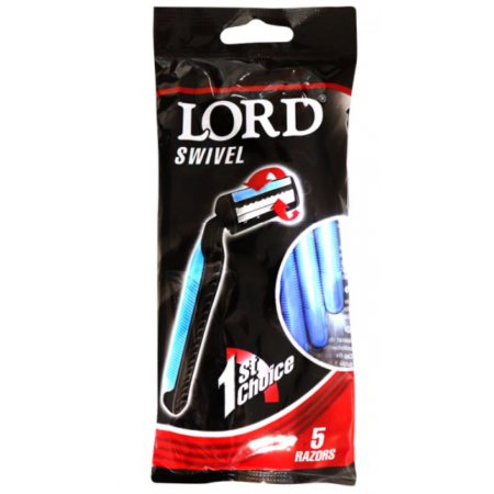 LORD SWIVEL 2-britvový pánsky holiaci strojček 5ks 