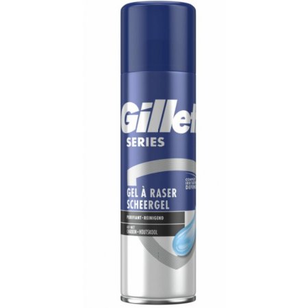 Gillette Series pánsky gél na holenie 200ml Charcoal