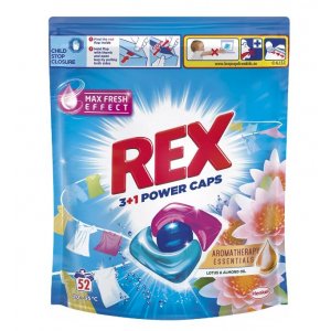 Rex Lotus & Almond Oil gélové tablety na pranie 52ks