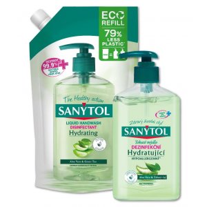 Sanytol DUO tekuté mydlo hydratujúce 250ml MR+ tekuté mydlo NN 500ml