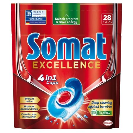 Somat Excellence 4 in 1 tablety do umývačky 28ks