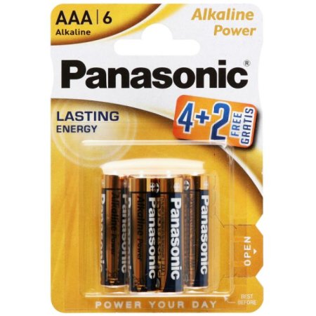 Panasonic batérie AAA Lasting Energy 6ks