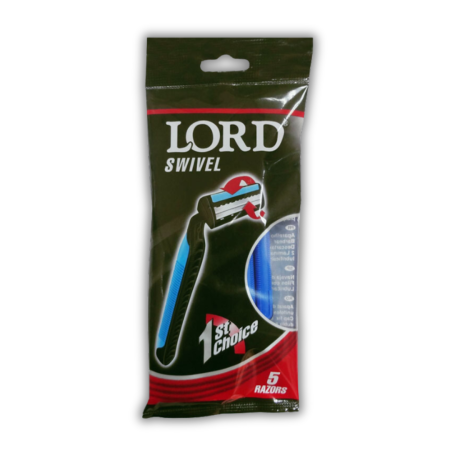 LORD SWIVEL 2-britvový pánsky holiaci strojček 5ks 