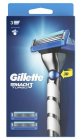 Gillette Mach3 Turbo pánsky holiaci strojček + 3 náhradné hlavice