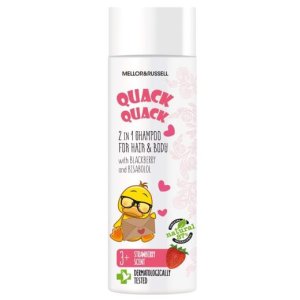 Quack Quack Strawberry detský šampón a sprchový gél 200ml