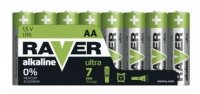 Alkalická batéria RAVER LR6 1,5V (AA) 8ks