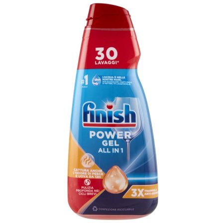 Finish Power Anti-odore gél do umývačky riadu 600ml
