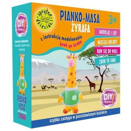 Pianko-Masa Žirafa kreatívna hračka pre deti 9x3g