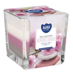 Aura Bispol Spa Garden vonná sviečka 170g