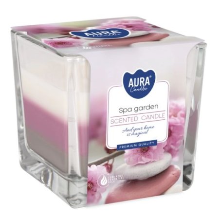 Aura Bispol Spa Garden vonná sviečka 170g
