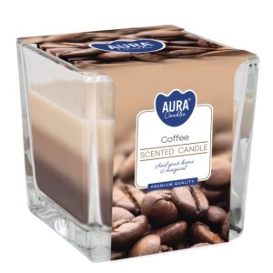 Aura Bispol Coffee vonná sviečka 170g