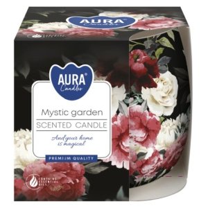 Aura Bispol Mystic Garden vonná sviečka 100g