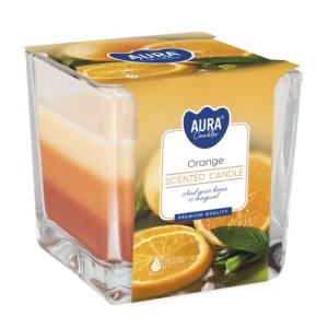Aura Bispol Orange vonná sviečka 170g