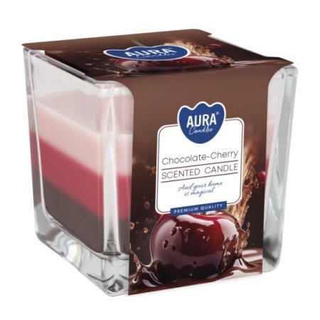 Aura Bispol Chocolate Cherry vonná sviečka 170g