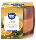 Aura Bispol Orange vonná sviečka 130g