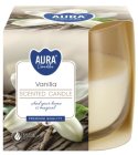 Aura Bispol Vanilla vonná sviečka 130g