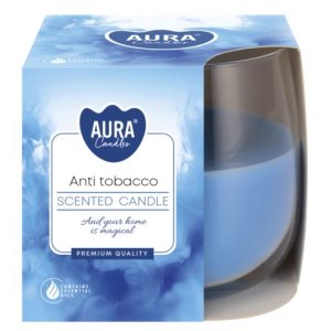 Aura Bispol Anti Tobacco vonná sviečka 130g