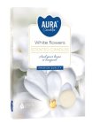 Aura Bispol White Flowers vonné čajové sviečky 6ks