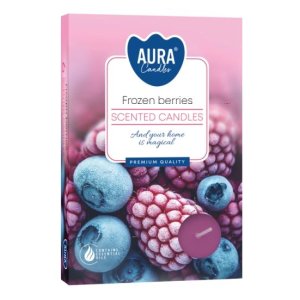 Aura Bispol Frozen Berries vonné čajové sviečky 6ks