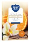 Aura Bispol Vanilla Orange vonné čajové sviečky 6ks