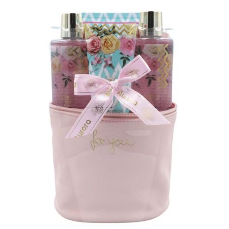 Aurora Peony&Cherry Amber /ružová taška/dámsky darčekový set 4ks