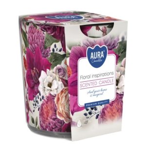 Aura Bispol Floral Inspirations vonná sviečka 100g