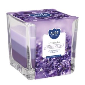 Aura Bispol Lavender vonná sviečka 170g