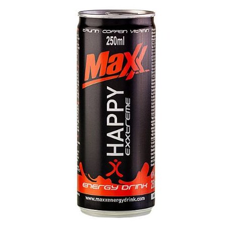 Happy Max Extreme Energy Drink 0,25l Plech (bez zálohy)
