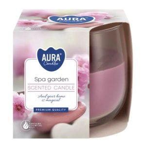Aura Bispol Spa Garden vonná sviečka 130g