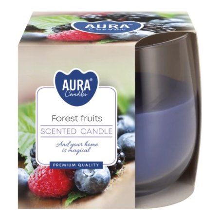 Aura Bispol Forest Fruits vonná sviečka 130g