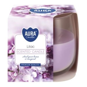 Aura Bispol Lilac vonná sviečka 130g