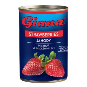 Giana jahody v sladkom náleve 400g