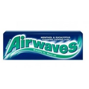 Airwaves Mentol&Eukalyptus žuvačky dražé 14g