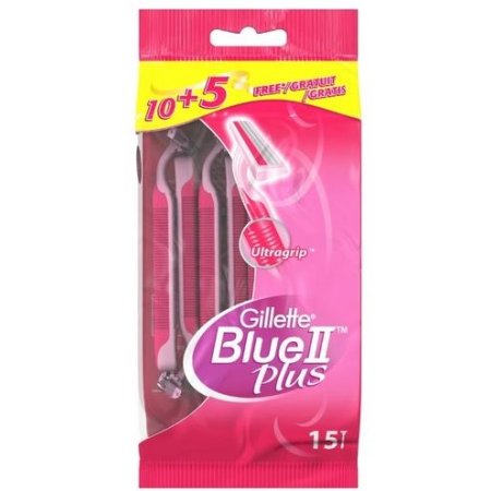 Gillette Blue2 Plus Ultragrip dámske holiace strojčeky 15ks