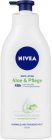 Nivea XXL Aloe&Pflege telové mlieko s dávkovačom 625ml