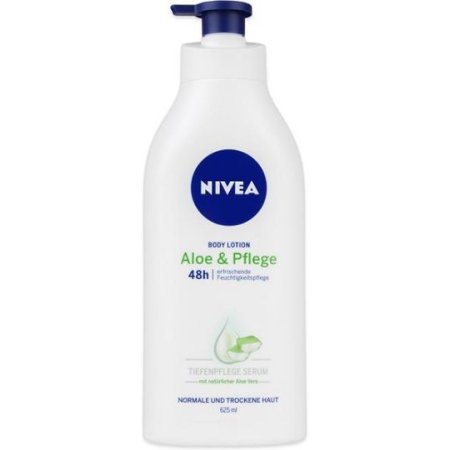 Nivea XXL Aloe&Pflege telové mlieko s dávkovačom 625ml