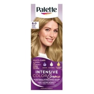 Palette Intensive Color Creme farba na vlasy 50ml 8-0 (N7) Svetlo plavá