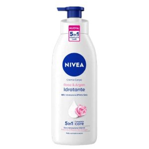 Nivea Idratante Rosa&Argan telové mlieko s dávkovačom 500ml