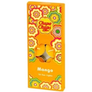 Chupa Chups Mango vonné čajové sviečky 10ks